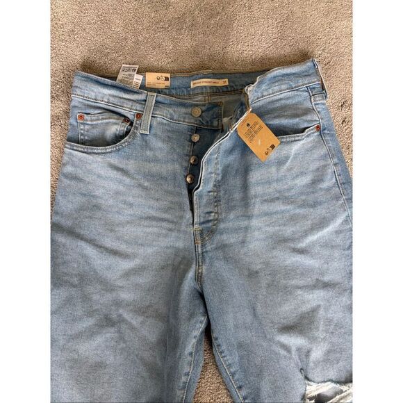 NWT LEVIS RIBCAGE STRAIGHT ANKLE WOMEN'S Jeans, Sz 31, $118 F41 - Picture 6 of 11
